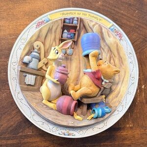Bradford exchange Rumbly in my tumbly Winnie the Pooh decorative plate